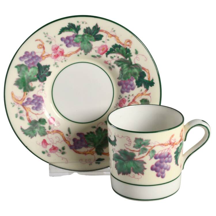 W2901 Flat Demitasse Cup & Saucer Set