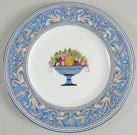 Florentine Blue Fruit Urn Center by Wedgwood