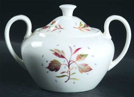 Wakefield (Bone, Coupe) Sugar Bowl & Lid