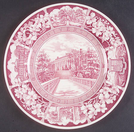 Washington & Lee University Mulberry Dinner Plate