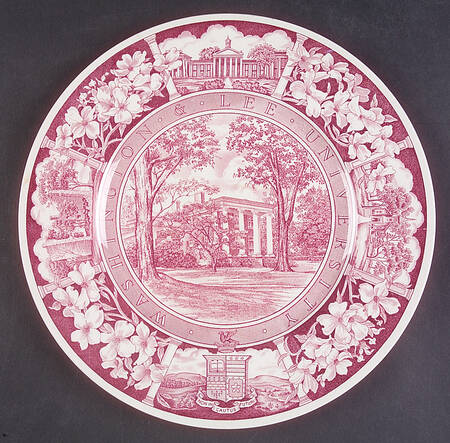 Washington & Lee University Mulberry Dinner Plate