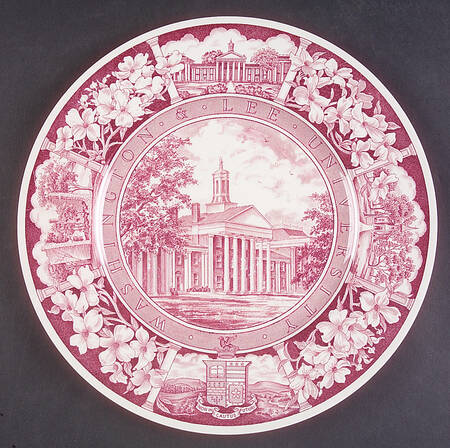 Washington & Lee University Mulberry Dinner Plate