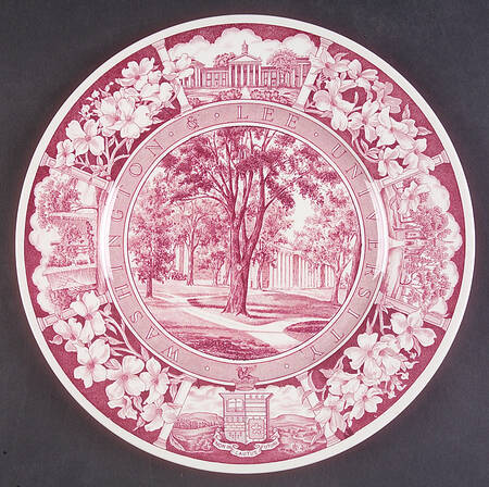Washington & Lee University Mulberry Dinner Plate