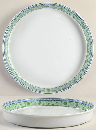 Watercolour Flan Dish
