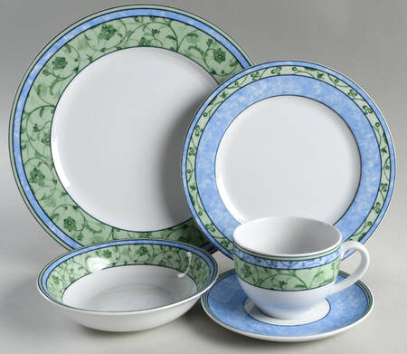 Watercolour 5 Piece Place Setting