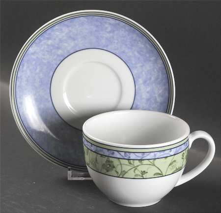 Watercolour Breakfast Cup & Saucer Set