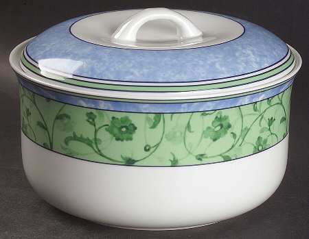 Watercolour 2 Qt Round Covered Casserole