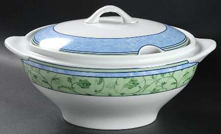 Watercolour Tureen &  Lid