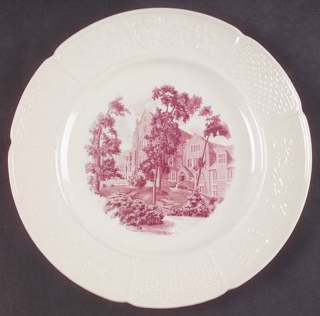 Wellesley College Mulberry Dinner Plate