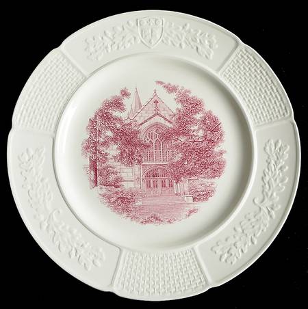 Wellesley College Mulberry Dinner Plate