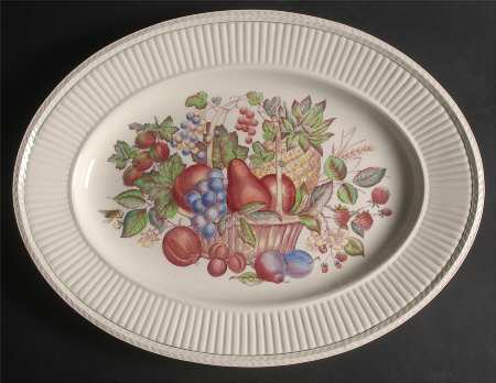 Wentworth Multicolor 16" Oval Serving Platter