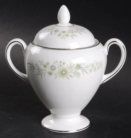 Westbury Globe Shape Sugar Bowl & Lid