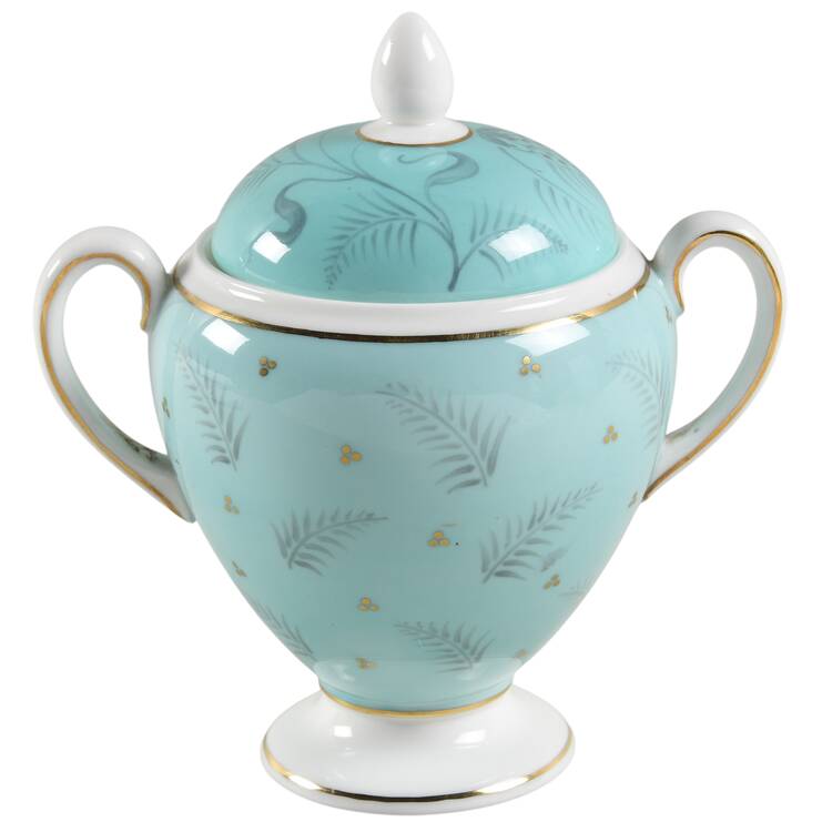Westover Globe Shape Sugar Bowl & Lid