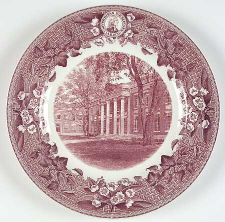 Wesleyan University Mulberry Dinner Plate