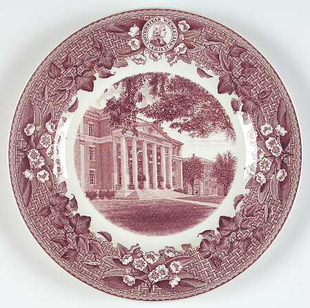 Wesleyan University Mulberry Dinner Plate