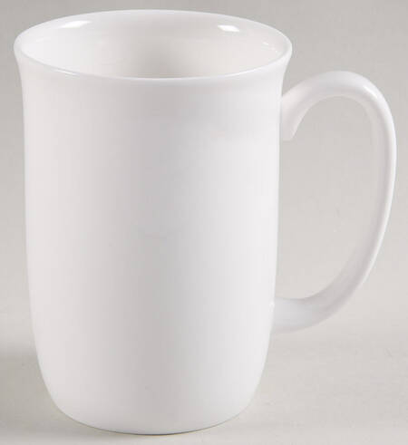 Wedgwood White (Bone) Beaker (English Mug)
