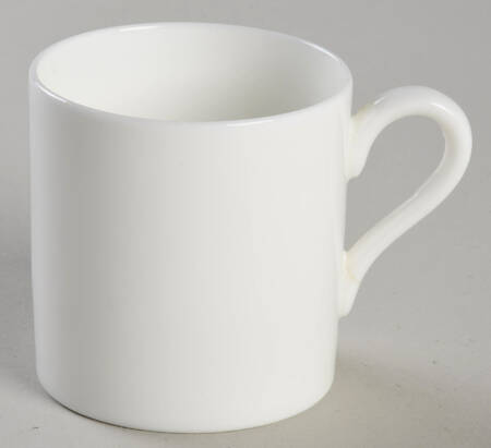 Wedgwood White (Bone) Bond Shape Demitasse Cup
