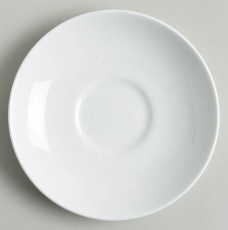 Wedgwood White (Bone) Saucer for Leigh Shape Footed Cup