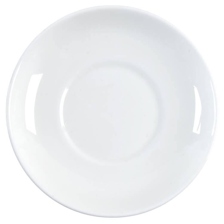 Wedgwood White (Bone) Saucer for Bond Shape Demitasse Cup