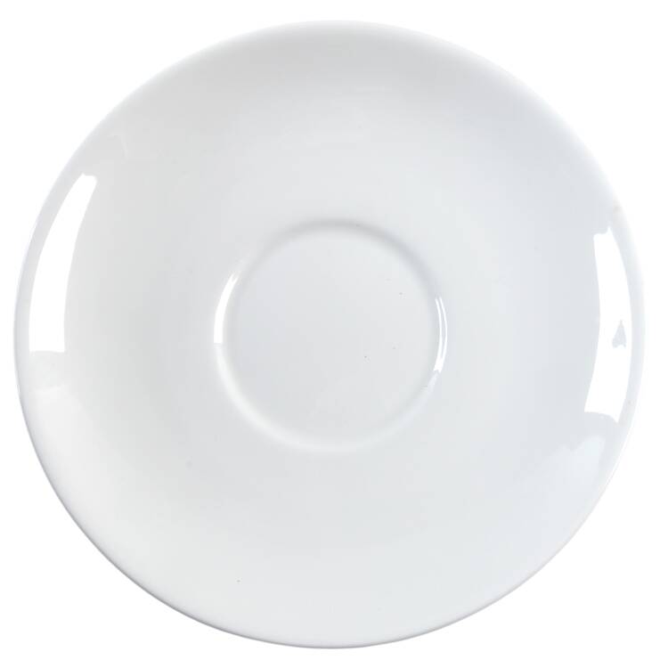 Wedgwood White (Bone) Saucer for Flat Cream Soup Bowl