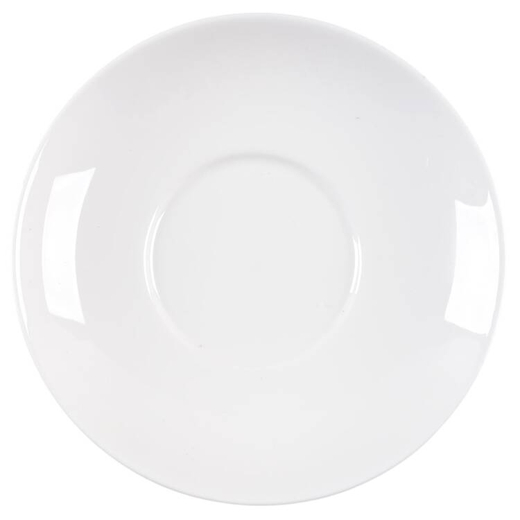 Wedgwood White (Bone) Saucer for Footed Cup