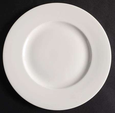 Wedgwood White (Bone) Dinner Plate w/No Backstamp