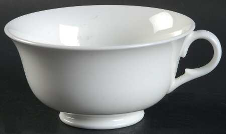 Wedgwood White (Bone) Footed Cup