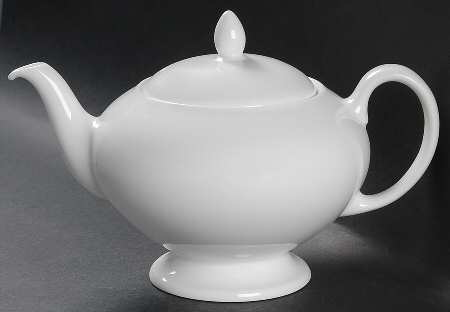 Wedgwood White (Bone) Teapot & Lid
