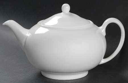 Wedgwood White (Bone) Teapot & Lid