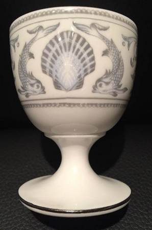 White Dolphins Single Egg Cup