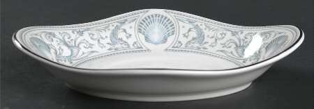 White Dolphins Underplate for Gravy Boat