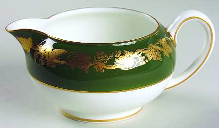 Whitehall (Arris Green Rim) 146 Shape Creamer