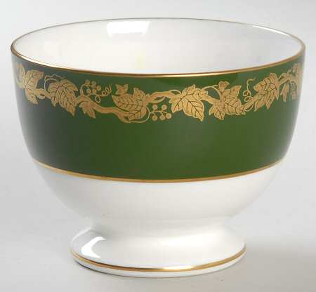 Whitehall (Arris Green Rim) Open Sugar Bowl