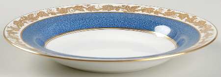 Whitehall (Powder Blue Band) Rim Soup Bowl