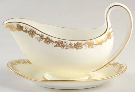 Whitehall (Cream Rim) Gravy Boat & Underplate