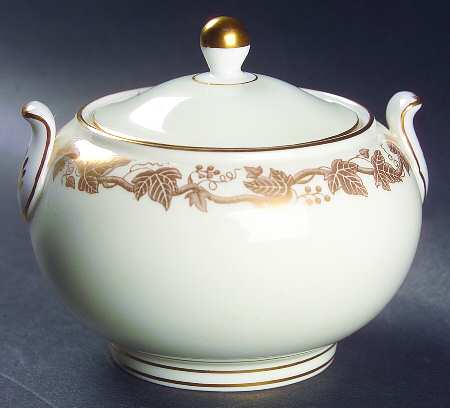Whitehall (Cream Rim) 146 Shape Sugar Bowl & Lid