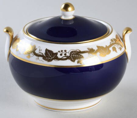 Whitehall (Mazarine Blue Band) 146 Shape Sugar Bowl & Lid