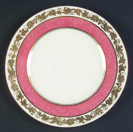 Whitehall (Powder Pink Band) Salad Plate