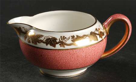 Whitehall (Powder Pink Band) 146 Shape Creamer