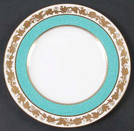 Whitehall (Powder Turquoise Band) Salad Plate