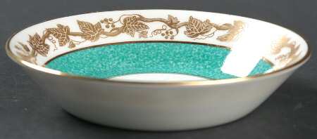Whitehall (Powder Turquoise Band) Fruit/Dessert (Sauce) Bowl