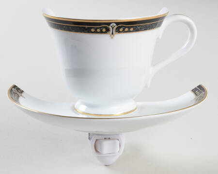 Whitfield 4 3/8"-4 5/8" Night Light/Cup & Saucer HC