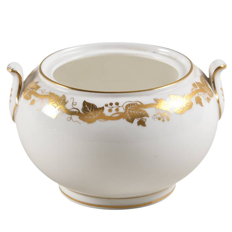 Whitehall (White Rim) 146 Shape Sugar Bowl No Lid