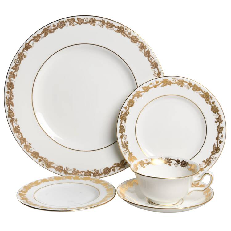 Whitehall (White Rim) 40 Piece Estate Set