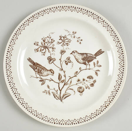 Williamsburg Aviary Luncheon Plate
