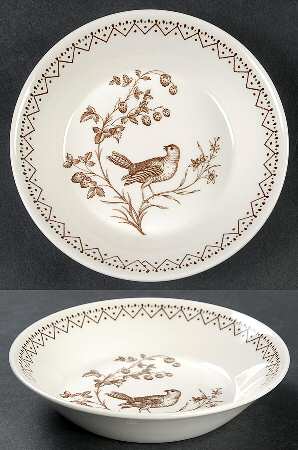 Williamsburg Aviary Fruit/Dessert (Sauce) Bowl
