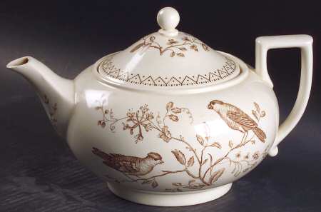 Williamsburg Aviary Teapot & Lid