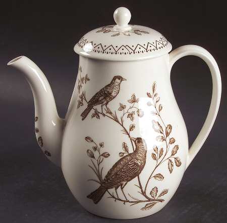 Williamsburg Aviary Mini Coffee Pot & Lid