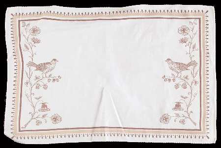 Williamsburg Aviary Cloth Placemat