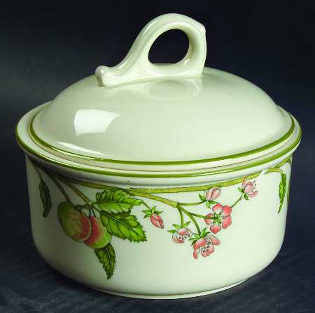 Wild Apple (Granada Sterling Shape) Individual Casserole & Lid